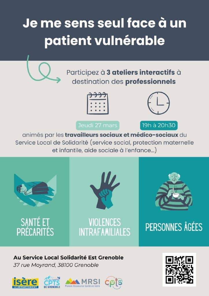 Conférence "Je me sens seul face à un patient vulnérable" : comment accompagner un patient vulnérable, en situation précaire ?