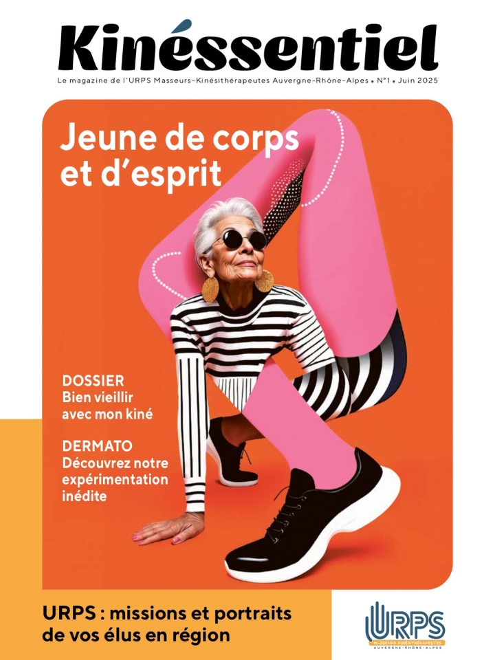 Couverture du magazine Kinéssentiel n°1 – URPS MK ARA