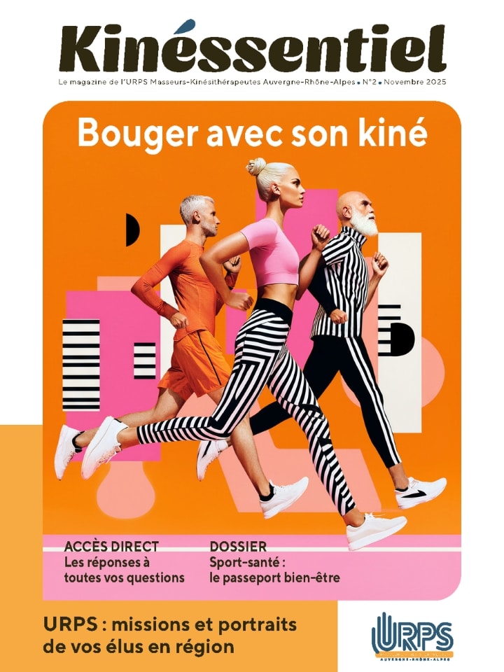 Couverture du magazine Kinéssentiel n°1 – URPS MK ARA
